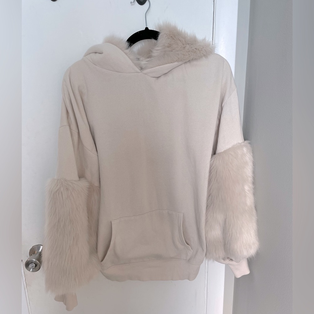 Faux Fur Hoodie